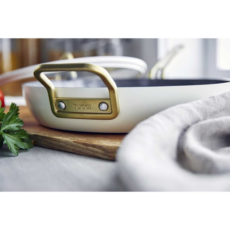 GreenPan Stanley Tucci Covered Frypan 30cm - Carrara White image number 2